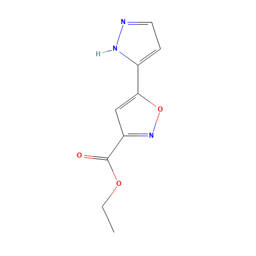 ethyl 5-(1H-pyrazol-5-yl)-1,2-oxazole-3-carboxylate (CAS: 264226-03-1) - Related Chemical Product