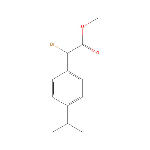 methyl 2-bromo-2-(4-propan-2-ylphenyl)acetate (CAS: 449779-77-5) - Related Chemical Product