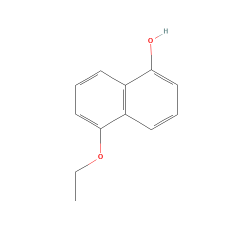 5-ethoxynaphthalen-1-ol (CAS: 119196-78-0) - Chemical Structure and Molecular Formula 