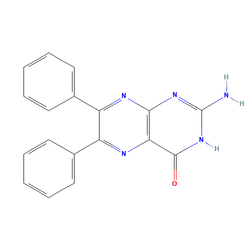 2-amino-6,7-diphenyl-1H-pteridin-4-one (CAS: 17376-91-9) - Related Chemical Product