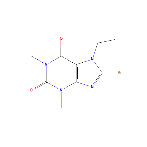 8-bromo-7-ethyl-1,3-dimethylpurine-2,6-dione (CAS: 17801-69-3) - Related Chemical Product