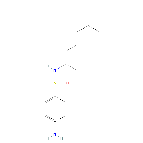 4-amino-N-(6-methylheptan-2-yl)benzenesulfonamide (CAS: 294885-69-1) - Related Chemical Product