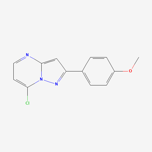 7-chloro-2-(4-methoxyphenyl)pyrazolo[1,5-a]pyrimidine (CAS: 625095-88-7) - Related Chemical Product