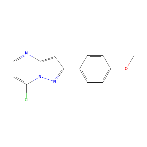7-chloro-2-(4-methoxyphenyl)pyrazolo[1,5-a]pyrimidine (CAS: 625095-88-7) - Related Chemical Product