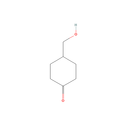 4-(hydroxymethyl)cyclohexan-1-one (CAS: 38580-68-6) - Chemical Structure and Molecular Formula 