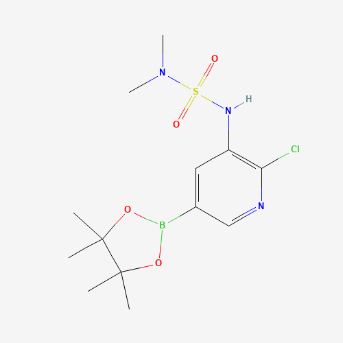 2-chloro-3-(dimethylsulfamoylamino)-5-(4,4,5,5-tetramethyl-1,3,2-dioxaborolan-2-yl)pyridine (CAS: 1246184-53-1) - Related Chemical Product