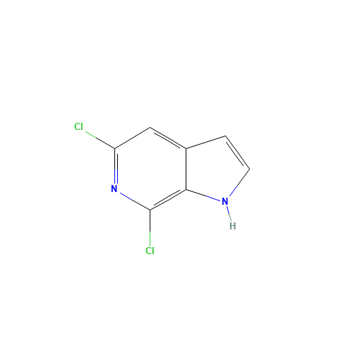 5,7-dichloro-1H-pyrrolo[2,3-c]pyridine (CAS: 1001412-41-4) - Related Chemical Product