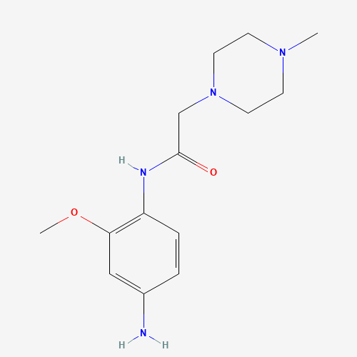 N-(4-amino-2-methoxyphenyl)-2-(4-methylpiperazin-1-yl)acetamide (CAS: 837421-39-3) - Related Chemical Product