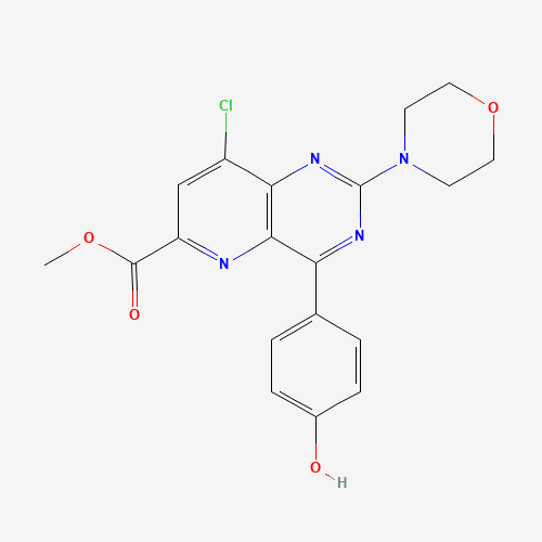 methyl 8-chloro-2-morpholin-4-yl-4-(4-oxocyclohexa-2,5-dien-1-ylidene)-3H-pyrido[3,2-d]pyrimidine-6-carboxylate (CAS: 1240122-86-4) - Related Chemical Product