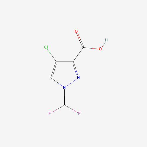 4-chloro-1-(difluoromethyl)pyrazole-3-carboxylic acid (CAS: 1310350-99-2) - Related Chemical Product