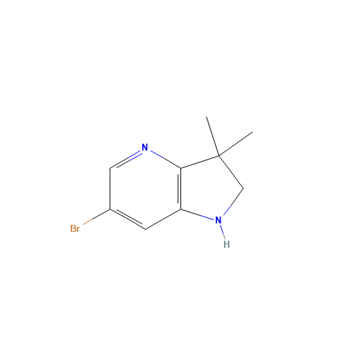 6-bromo-3,3-dimethyl-1,2-dihydropyrrolo[3,2-b]pyridine (CAS: 1259512-11-2) - Related Chemical Product