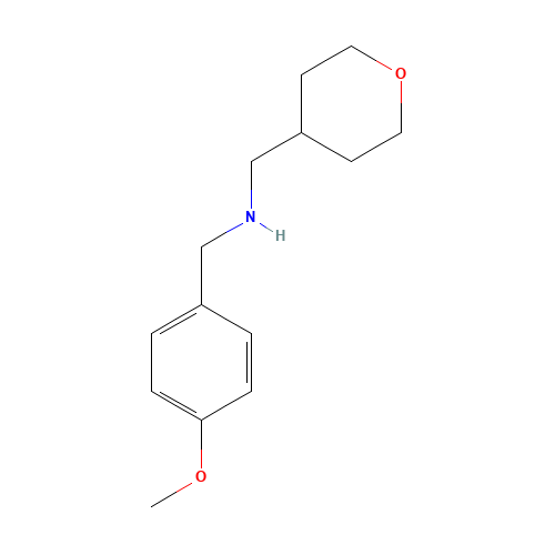 N-[(4-methoxyphenyl)methyl]-1-(oxan-4-yl)methanamine (CAS: 1240388-64-0) - Related Chemical Product