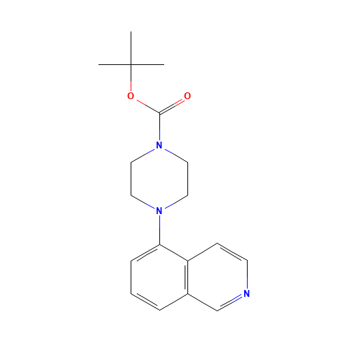 tert-butyl 4-isoquinolin-5-ylpiperazine-1-carboxylate (CAS: 444620-69-3) - Related Chemical Product