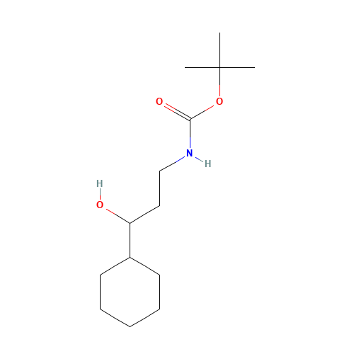 tert-butyl N-(3-cyclohexyl-3-hydroxypropyl)carbamate (CAS: 913642-42-9) - Related Chemical Product