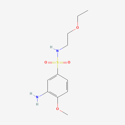 3-amino-N-(2-ethoxyethyl)-4-methoxybenzenesulfonamide (CAS: 1154558-36-7) - Related Chemical Product