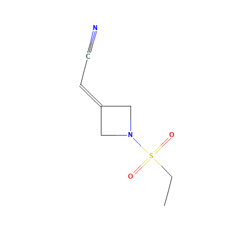 2-(1-ethylsulfonylazetidin-3-ylidene)acetonitrile (CAS: 1187595-85-2) - Related Chemical Product