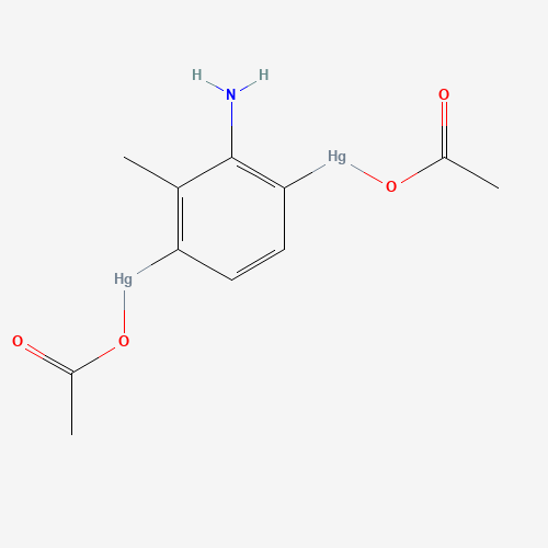 acetyloxy-[4-(acetyloxymercurio)-2-amino-3-methylphenyl]mercury (CAS: 117292-64-5) - Related Chemical Product