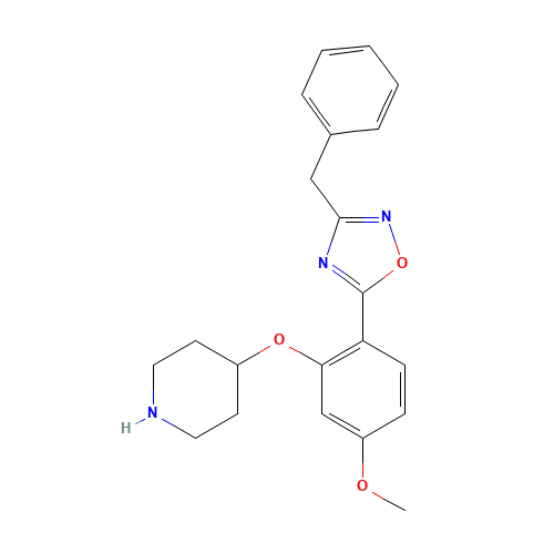 3-benzyl-5-(4-methoxy-2-piperidin-4-yloxyphenyl)-1,2,4-oxadiazole (CAS: 1443209-50-4) - Related Chemical Product