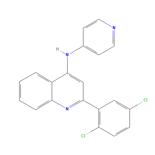 2-(2,5-dichlorophenyl)-N-pyridin-4-ylquinolin-4-amine (CAS: 1303557-08-5) - Related Chemical Product
