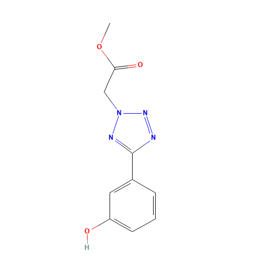 methyl 2-[5-(3-hydroxyphenyl)tetrazol-2-yl]acetate (CAS: 1219741-38-4) - Related Chemical Product
