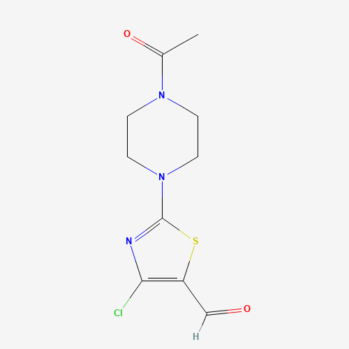 2-(4-acetylpiperazin-1-yl)-4-chloro-1,3-thiazole-5-carbaldehyde (CAS: 914348-66-6) - Related Chemical Product