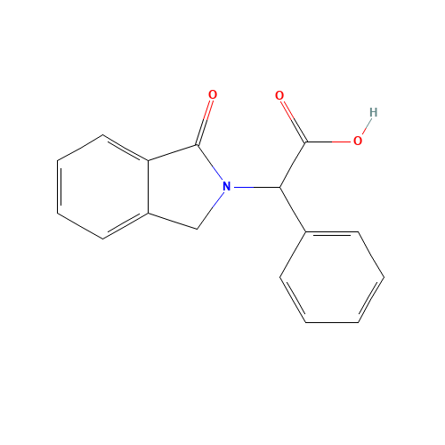 2-(3-oxo-1H-isoindol-2-yl)-2-phenylacetic acid (CAS: 101004-95-9) - Related Chemical Product