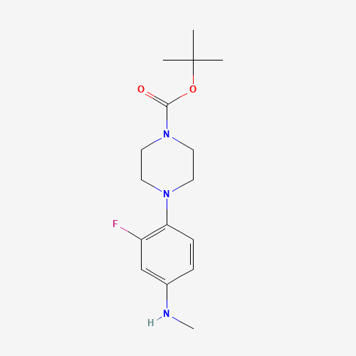 tert-butyl 4-[2-fluoro-4-(methylamino)phenyl]piperazine-1-carboxylate (CAS: 1211581-67-7) - Related Chemical Product