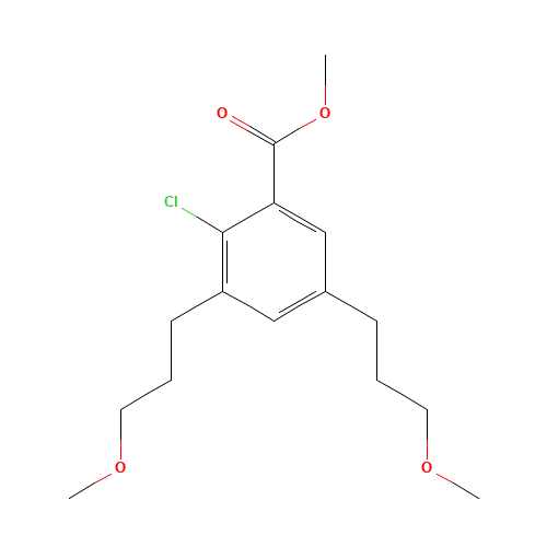 methyl 2-chloro-3,5-bis(3-methoxypropyl)benzoate (CAS: 1266728-42-0) - Related Chemical Product
