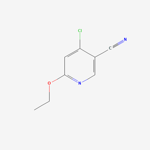 4-chloro-6-ethoxypyridine-3-carbonitrile (CAS: 1187190-97-1) - Chemical Structure and Molecular Formula 