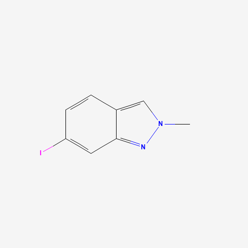 6-iodo-2-methylindazole (CAS: 1216387-68-6) - Chemical Structure and Molecular Formula 