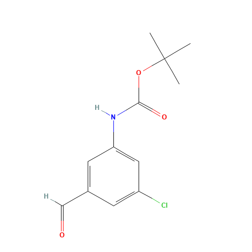tert-butyl N-(3-chloro-5-formylphenyl)carbamate (CAS: 1398570-13-2) - Related Chemical Product