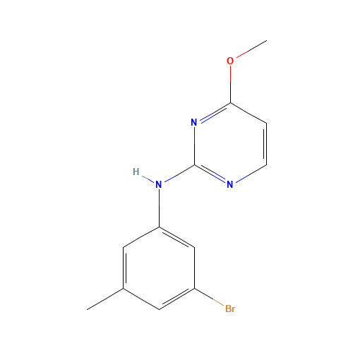 N-(3-bromo-5-methylphenyl)-4-methoxypyrimidin-2-amine (CAS: 1312535-25-3) - Related Chemical Product