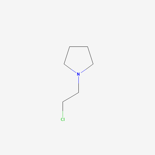 1-(2-chloroethyl)pyrrolidine (CAS: 5050-41-9) - Chemical Structure and Molecular Formula 