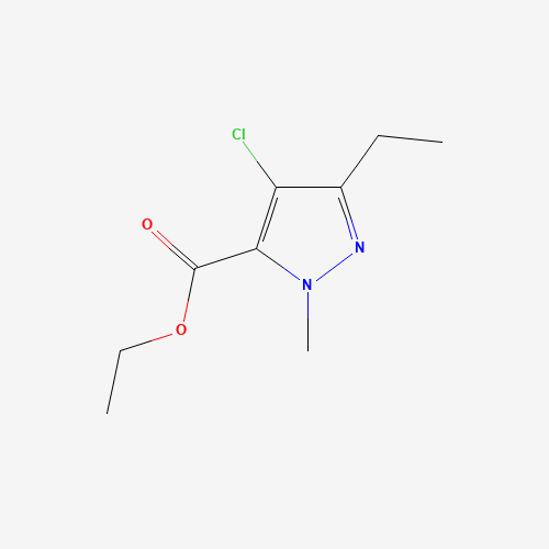 ethyl 4-chloro-5-ethyl-2-methylpyrazole-3-carboxylate (CAS: 124800-34-6) - Related Chemical Product