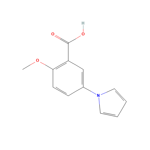 2-methoxy-5-pyrrol-1-ylbenzoic acid (CAS: 53242-72-1) - Related Chemical Product