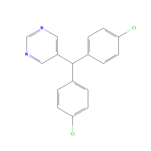 5-[bis(4-chlorophenyl)methyl]pyrimidine (CAS: 26766-37-0) - Related Chemical Product