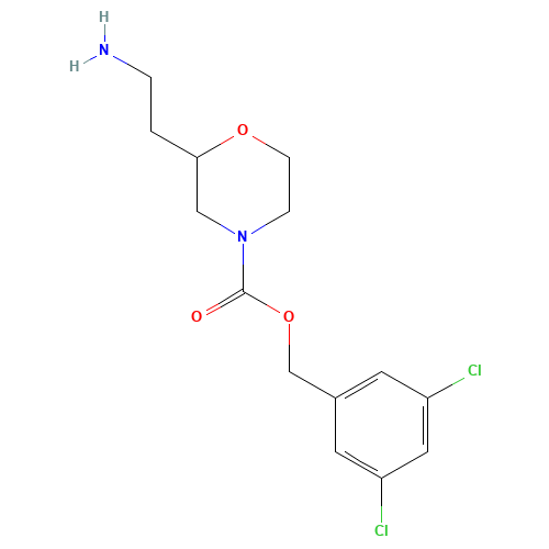 (3,5-dichlorophenyl)methyl 2-(2-aminoethyl)morpholine-4-carboxylate (CAS: 1613513-06-6) - Related Chemical Product