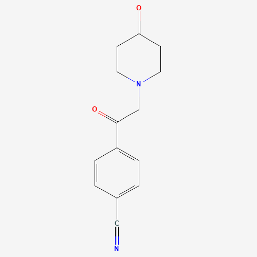 4-[2-(4-oxopiperidin-1-yl)acetyl]benzonitrile (CAS: 136081-66-8) - Related Chemical Product