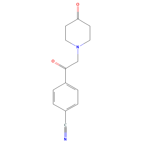 4-[2-(4-oxopiperidin-1-yl)acetyl]benzonitrile (CAS: 136081-66-8) - Related Chemical Product