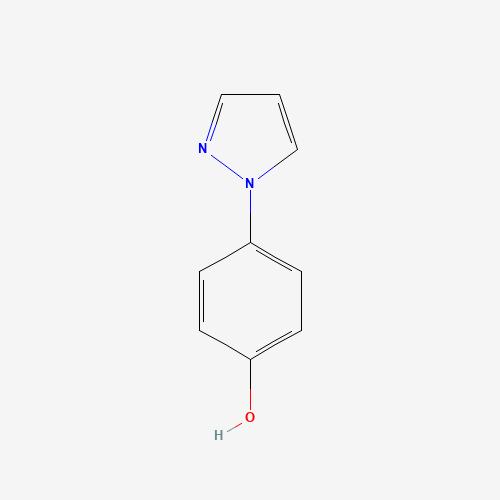 4-pyrazol-1-ylphenol (CAS: 16209-02-2) - Chemical Structure and Molecular Formula 