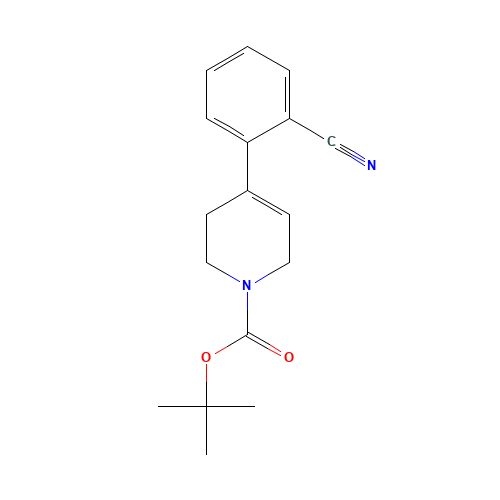 tert-butyl 4-(2-cyanophenyl)-3,6-dihydro-2H-pyridine-1-carboxylate (CAS: 194669-38-0) - Related Chemical Product