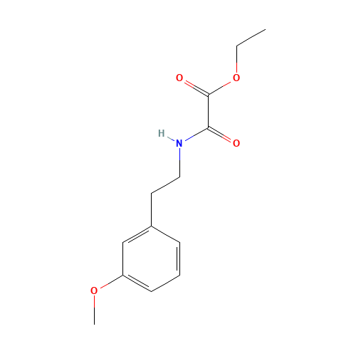 ethyl 2-[2-(3-methoxyphenyl)ethylamino]-2-oxoacetate (CAS: 125068-05-5) - Related Chemical Product
