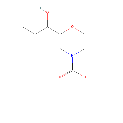 tert-butyl 2-(1-hydroxypropyl)morpholine-4-carboxylate (CAS: 1352077-53-2) - Related Chemical Product