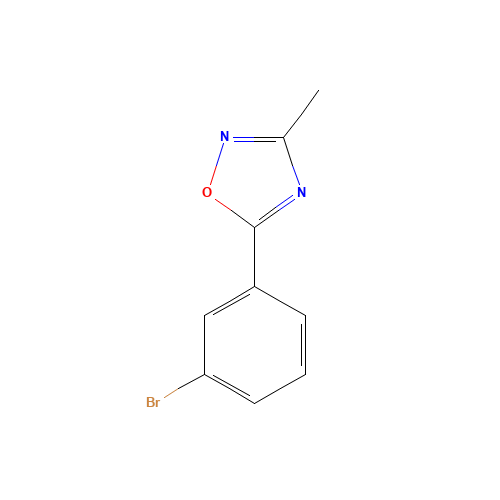 5-(3-bromophenyl)-3-methyl-1,2,4-oxadiazole (CAS: 160377-58-2) - Related Chemical Product
