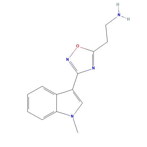 2-[3-(1-methylindol-3-yl)-1,2,4-oxadiazol-5-yl]ethanamine (CAS: 125817-48-3) - Related Chemical Product