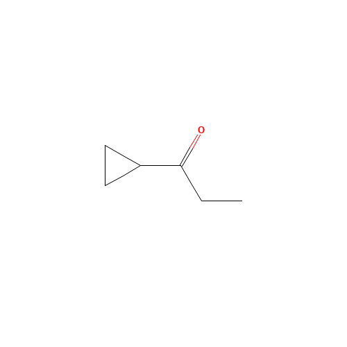 1-cyclopropylpropan-1-one (CAS: 6704-19-4) - Chemical Structure and Molecular Formula 