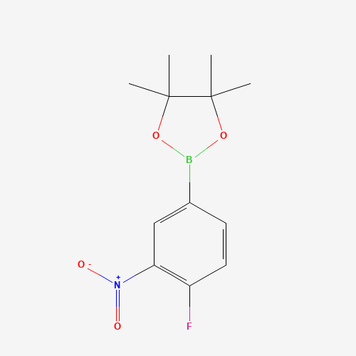 2-(4-fluoro-3-nitrophenyl)-4,4,5,5-tetramethyl-1,3,2-dioxaborolane (CAS: 1218791-09-3) - Related Chemical Product