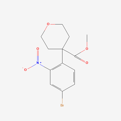 methyl 4-(4-bromo-2-nitrophenyl)oxane-4-carboxylate (CAS: 1202765-53-4) - Related Chemical Product