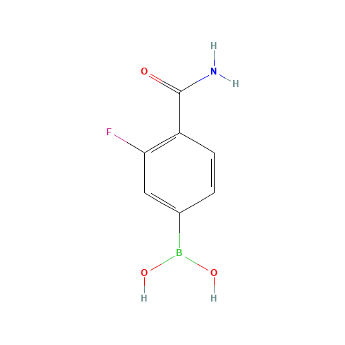 (4-carbamoyl-3-fluorophenyl)boronic acid (CAS: 874288-39-8) - Related Chemical Product