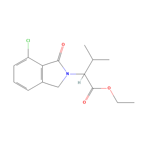 ethyl 2-(4-chloro-3-oxo-1H-isoindol-2-yl)-3-methylbutanoate (CAS: 1448190-09-7) - Related Chemical Product